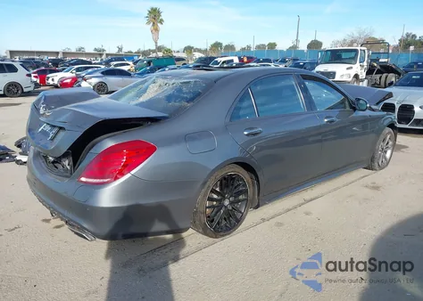 2016 Mercedes-Benz S 550 Plug-In Hybrid z USA, uszkodzony, nr VIN WDDUG6DB7GA234948